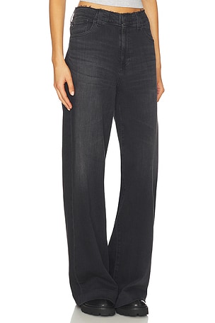 AG Jeans Deven Wide Leg Jeans in Black