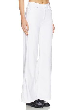 AG Jeans Saige Wide Leg Jeans in White. Size 31. Also