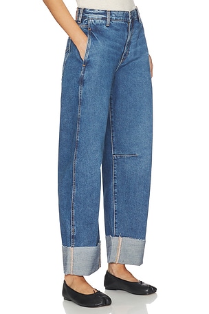 AG Jeans Mercer Barrel Jeans en Bleu