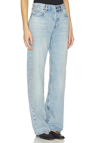 AG Jeans Billie Straight Jean en Bleu