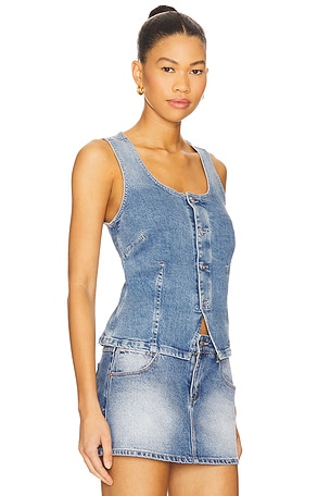 AG Jeans Teagan Top in Blue