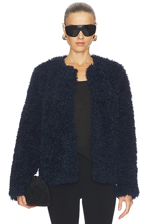 BLOUSON IMITATION MOUTON RETOURNÉ FRANCIE ALIGNE