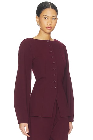 ALIGNE Bonnie Ponte Blazer in Wine