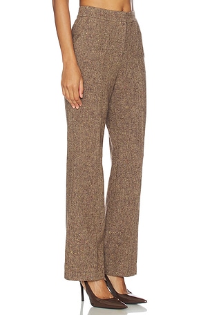 ALIGNE Lena Wool Trouser in Brown