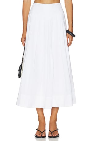 Julie Pleated Poplin Skirt ALIGNE