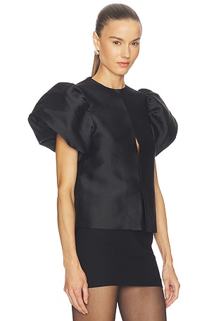 ALIGNE Jorja Puff Sleeve Top in Black