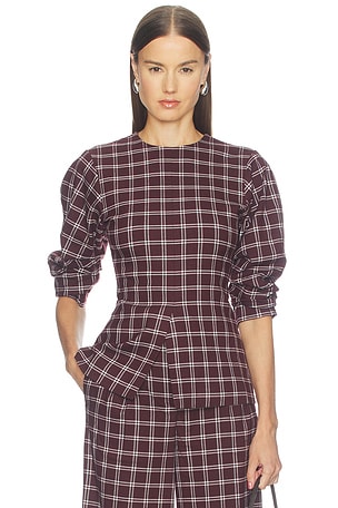 Janey Ruched Sleeve Top ALIGNE