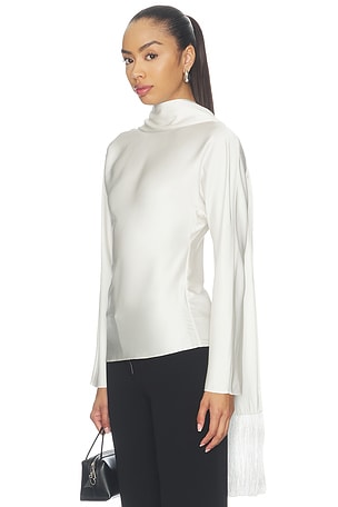 Leona Scarf Satin Top ALIGNE