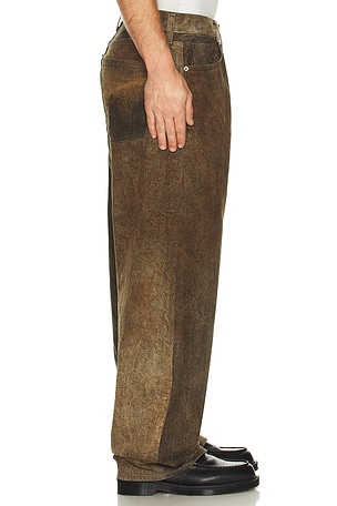 AGOLDE Afton Jean in Brown