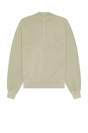 AGOLDE Idris Quarter Zip in Grey