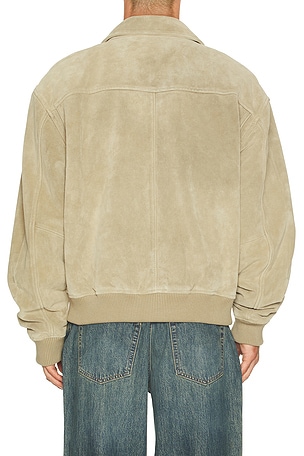 AGOLDE Emil Bomber in Brown