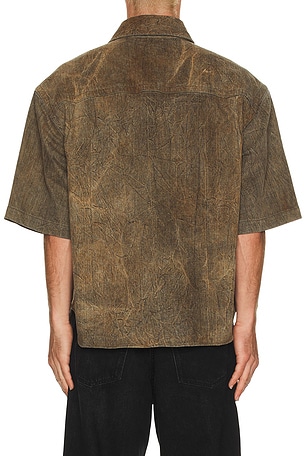 AGOLDE Watson Shirt in Brown