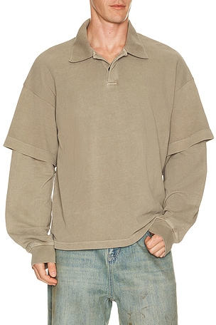 Curren Double Sleeve Polo AGOLDE