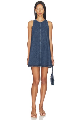AGOLDE Harriet Dress in Blue