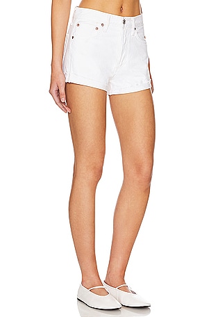 AGOLDE Parker Short in White