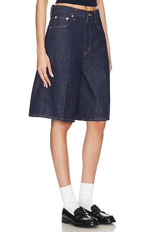 AGOLDE Nolan Short in Denim-Dark
