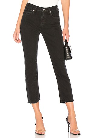 agolde cigarette low slung AGOLDE Cigarette Low Slung Straight Leg in Traction