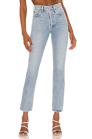 Riley High Rise Straight CropAGOLDE$188Sustainable
