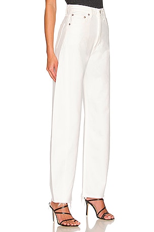 AGOLDE Luna Pieced in White