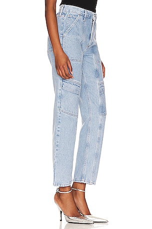 AGOLDE Cooper Cargo Jeans in Denim-Light
