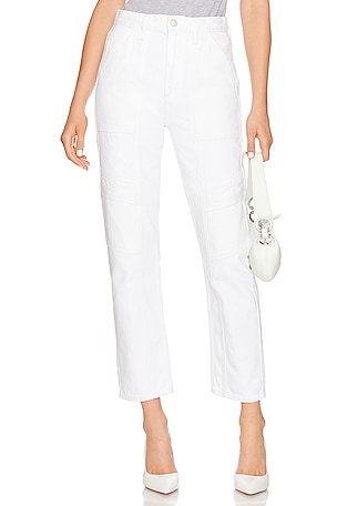 Stretch Twill Cropped Wide Leg Pant Bright White - SPANX – Jackie