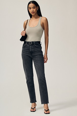 High Rise Stovepipe Jeans AGOLDE