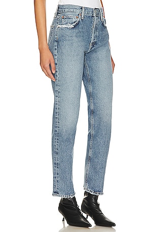 AGOLDE Parker Long Jeans in Denim-Light