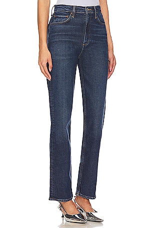 AGOLDE High Rise Stovepipe Jeans in Denim-Dark