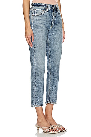 AGOLDE Parker Low Slung Vintage Straight Jeans in Denim-Light