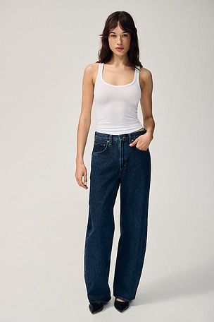 JAMBES LARGES LOW CURVE AGOLDE