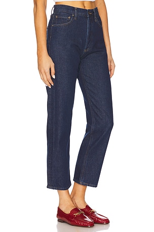 AGOLDE 90's Pinch Waist Crop in Blue