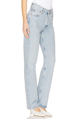 AGOLDE V-waist Kelly Jeans in Blue