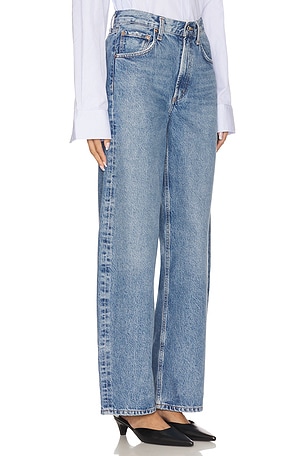 AGOLDE Low Curve Jeans in Blue. Size 32. Also