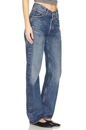 AGOLDE V-waist Kelly Jeans in Blue