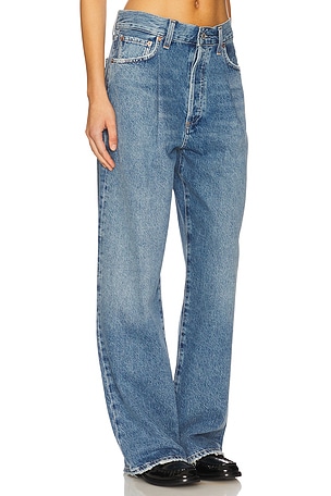 AGOLDE Franka Pleat Baggy in Blue