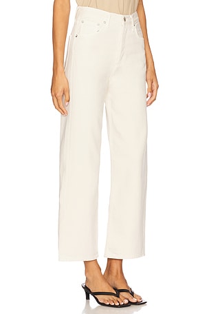AGOLDE Ren High Rise Wide Leg in Ivory