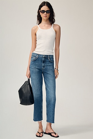 Ren High Rise Wide Leg Jeans AGOLDE