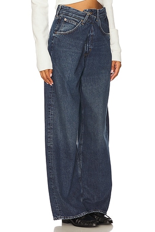 AGOLDE Vana Wide Leg Jeans in Blue