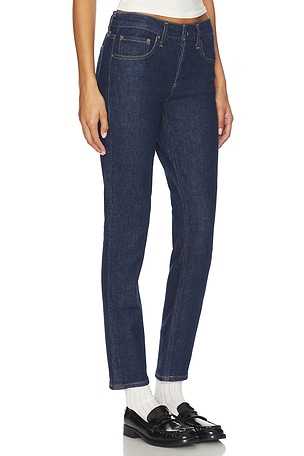 AGOLDE Cocktail Low Rise Ankle Slim Jeans in Blue