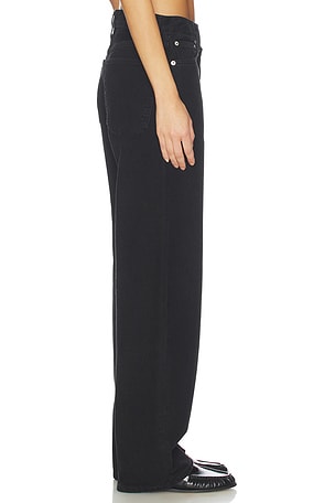 AGOLDE Arc Criss Cross Jeans in Black