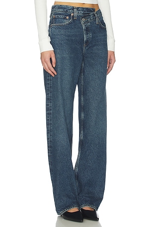 AGOLDE Arc Criss Cross Jeans in Blue