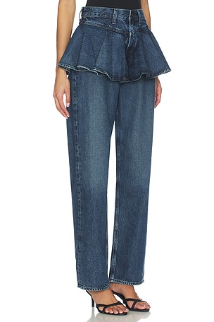 AOroe pierN/A recta peCiruela en color azul