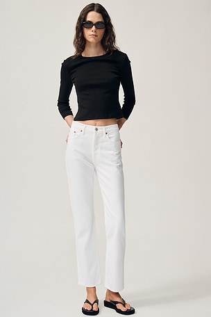 Lana Relaxed Straight Jeans