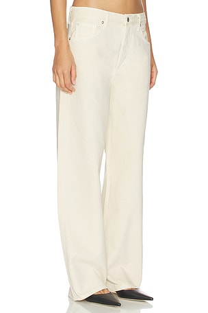 AGOLDE Low Slung Baggy Jeans in Beige