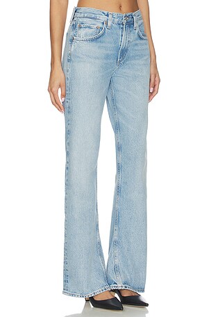 AGOLDE Kick Boot Jeans in Blue. Size 28. Also