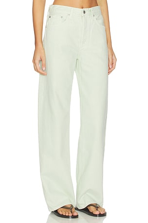 AGOLDE Arc Loose Wide Crop Jeans in Mint