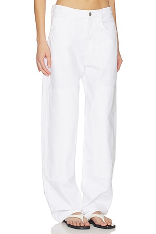 AGOLDE Laria Pieced Jean in White