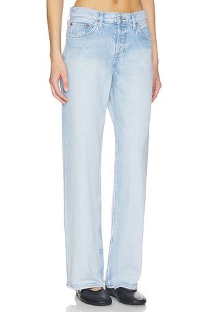 AGOLDE Low Rise Loose Jeans in Blue