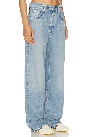 AGOLDE Low Slung Baggy in Blue. Size 32. Also