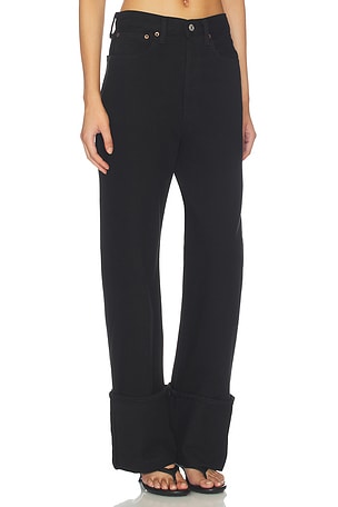 AGOLDE Big Cuff Jean in Black